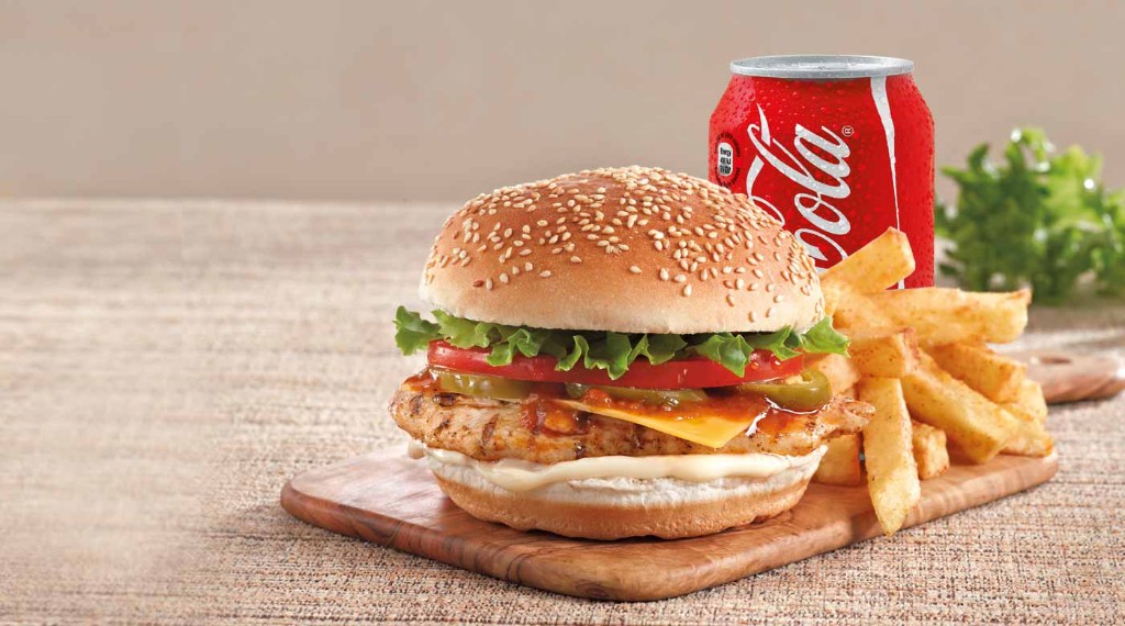 Burger combo with fries